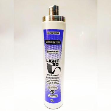 Imagem de Progressiva sem formol 3d light sem formol 1 litro - Vittamax