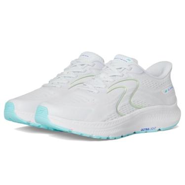 Imagem de Skechers Go Run Consistent 2.0 Lockhart Tênis feminino sem cadarço, Branco, 7.5 Wide