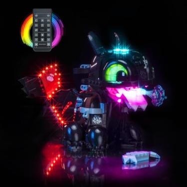 Imagem de LocoLee Light kit Compatible with Lego 10375 How to Train Your Dragon: Toothless - No Model Only Light, LED Lighting Accessories Compatible with Lego 10375 (Customized RC Version)