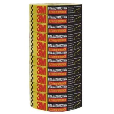 Imagem de Kit 12 Fita Crepe Automotiva de ALTA Performance 18MM X 50M