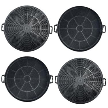 Imagem de Beaufan Pacote com 4 filtros de carvão compatíveis com MCBON IE71-BLACK, TE77, SOONYE SOP05-30/36, SOP06-30, SOT02-30, Zline e AKDY Range Hood. Compare com a peça # CF01, CF001, CF0003, CF0006, IE71