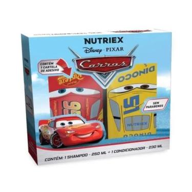 Imagem de Kit Carros (Shampoo 250ml + Condicionador 230ml) + Cartela de Adesivos