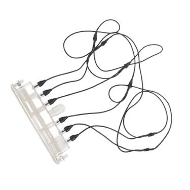 Imagem de Zhjvihx Bico de Tinta de Cascata Led Piscina, Bico de Cortina de água Em Cascata Led Plástica para Externo