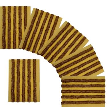 Imagem de PAX [50 peças de cordas de reparo de pneus marrons de 10 cm, plugues de reparo de pneu sem câmara, kits de reparo de pneus para pneus off-road de carro, bicicleta, ATV, UTV, carrinho de mão, cortador