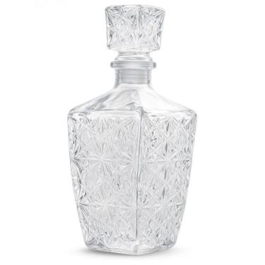 Imagem de Garrafa Licoseira Whiskey Licor Cachaça Licoreira Cristal Decanter