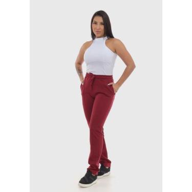 Imagem de Calça Feminina em Moletom 7860 Marsala - Macaw, Marsala, GG