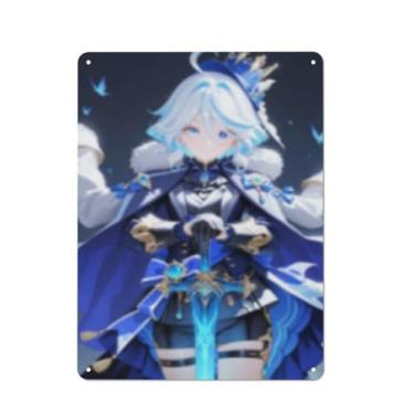 Imagem de Hot Sexy Anime Girl Poster Art Poster Tin Sign Vintage Wall Art Decoration Poster 30,5 x 40,6 cm, AI259