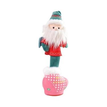 Imagem de Bonecos De Pelúcia Elétricos Super Macios De 40cm, Papai Noel, Morcego