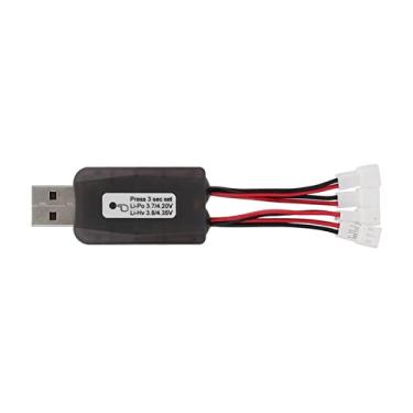 Imagem de Domary Carregador de Bateria USB CX405 4CH, Exibição Padrão de LED LIPO LI-HV, 4 Canais de Saída de Carregamento Independentes, para Helicóptero RC