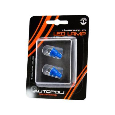 Imagem de Lâmpada Led High Power Esmagada 12v Universal Azul - AUTOPOLI