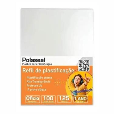 Imagem de Polaseal para Plastificação Ofício 2 222x336x0,05mm 100un - Cassmar 
