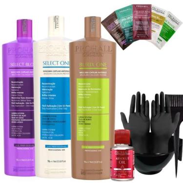 Imagem de Kit Prohall Máscara de Tratamento Select Blond, Burix, Select One 1000