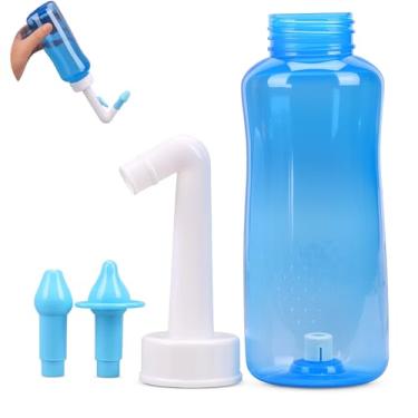 Imagem de Higienizador Nasal 300ml – Lavagem Nasal para Crianças e Adultos Alívio de Rinite, Sinusite, Alergias e Congestão - Linha Premium