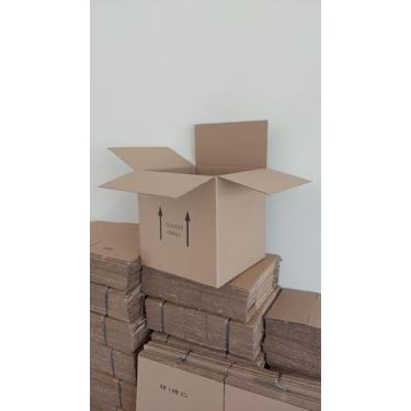 Imagem de Kit com 5 Caixas de Papelão, Tamanhos Variados (40x40x40cm)