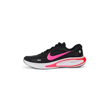 Imagem de Nike Tênis de corrida feminino Journey Run Road, Preto/Rosa Hiper/Branco/Crimson Brilhante, 39