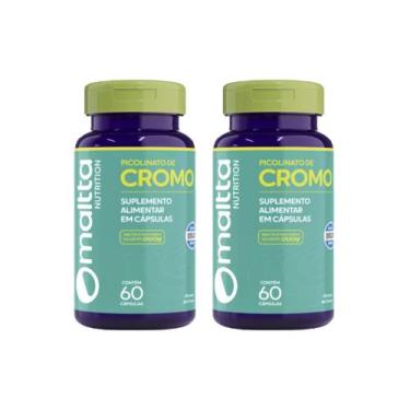 Imagem de Kit 2 Picolinato de Cromo 2x60 Cápsulas Maltta, Sem sabor