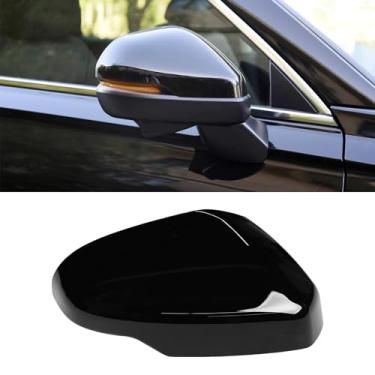 Imagem de OWITAT Compatível com Honda HRV/CRV 2023 2024 2025 Tampa do espelho do lado do passageiro direito, substituição da tampa do espelho retrovisor da porta lateral preta com luz de seta para HRV/CRV 76201