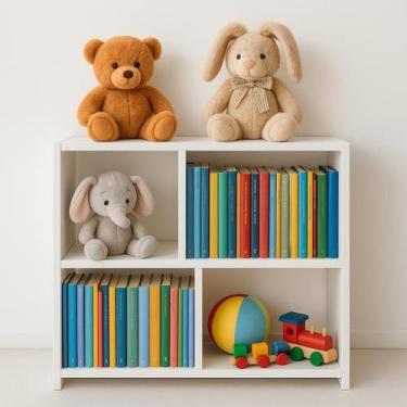 Imagem de Estante Infantil Nicho Organizador para Brinquedos Livros - Digo.Casa
