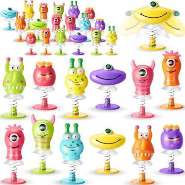 Imagem de Deekin, 24 peças de brinquedos para animais Big Eye Spring, com 5 cm d