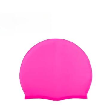 Imagem de Touca De Silicone Para Natação Jovens E Adultos (Rosa-Natação(adulto))