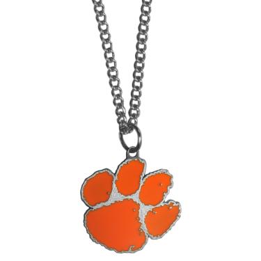 Imagem de Colar de corrente NCAA Siskiyou Sports Fan Shop Clemson Tigers 56 cm cor do time
