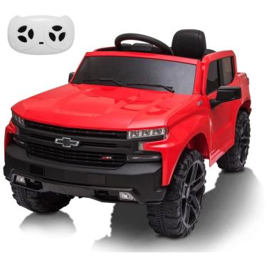 Imagem de Carro Carrinho Elétrico Infantil 12V Recarregável para Crianças de 3 a 8 Anos, NASITIP BDM 0928 Red, Vermelho