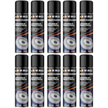 Imagem de Kit 10 Limpa Freios Peças Desengraxante Express Wurth 500 ml