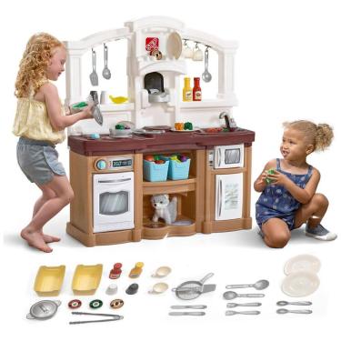 Imagem de Cozinha Infantil Para Ambientes Internos e Externos, Com Luzes e Sons Interativos, Inclui 25 Acessórios de Brinquedo - Para Crianças