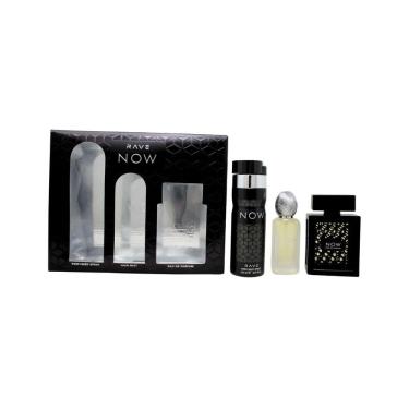 Imagem de Perfume Lattafa Rave Now para homens, 100 ml, Eau de Parfum, conjunto de 3 peças