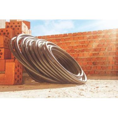 Imagem de Mangueira para Irrigação 1/2" Tramontina Preta em PEBD 1 Camada 100 m 