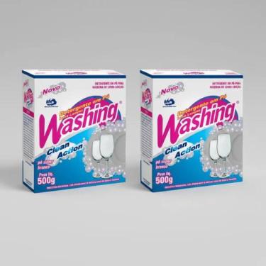 Imagem de Kit 2 Sabão Detergente P Maquina De Lavar Louças - ARES