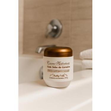 Imagem de Creme Hidratante Com Sebo De Carneiro 240g - Natty Vida