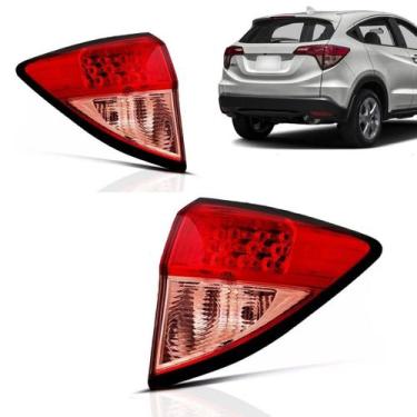 Imagem de Lanterna Traseira HRV 2015 2016 2017 Com Led Canto - TYC, Esquerdo
