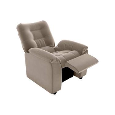 Imagem de Poltrona do Papai Reclinável Macia Onix Matrix, VELUDO CAPUCCINO