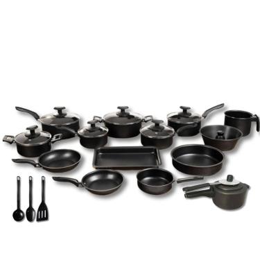 Imagem de Conjunto Panelas 17 Pc Antiaderente Panela Pressão 2L