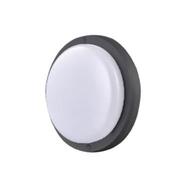 Imagem de Luminária Tartaruga 18W Redonda Branca Fria Cor Preta Bivolt