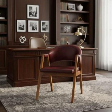 Imagem de Cadeira Decorativa Antonela material sintético - Montanaris Decor - MD