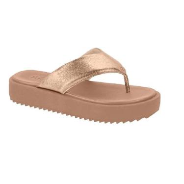 Imagem de Chinelo Metalizado Moleca Confortável Moda Original (Metallic, BR, Adulto, Numérico, 38)