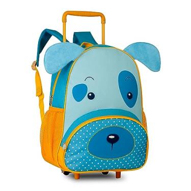 Imagem de Mochila Rodinha Pets Cachorro Azul "15" - Clio Style