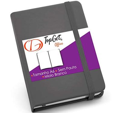 Imagem de Caderneta de Anotações 9x14cm 80 Folhas Sem Pauta (Cinza)