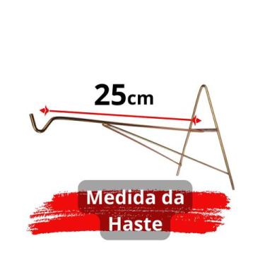 Imagem de Suporte para Pendurar Vasos tipo A em aço reforçado 26cm - Iguatemi, 2