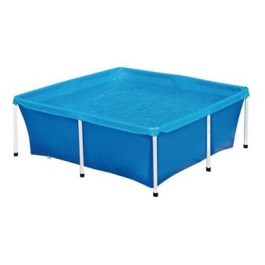 Imagem de Piscina Infantil Retangular 2000 Litros PVC Mor