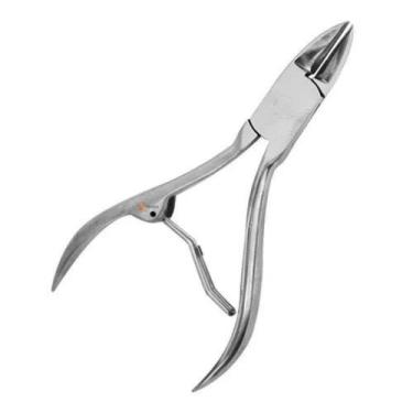 Imagem de Alicate de unha 10cm Ponta 18mm Manicure Podólogo Profissional corte c