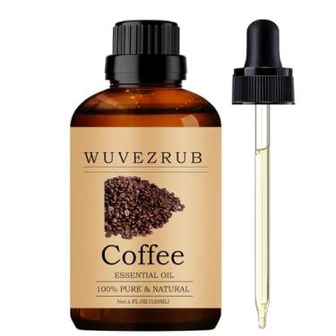 Imagem de Wuvezrub Óleos Essenciais De Café 120Ml, Óleo Puro Para Difusor Aromaterapia - 4 Fl Oz