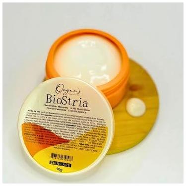 Imagem de Creme BioStria 90g Origens Cosméticos – Prevenção e Clareamento de Estrias e Celulite, Hidratação Profunda com Ácido Hialurônico e Óleos Naturais para Pele Firme e Lisa