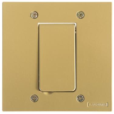 Imagem de Tampa 1 Posto 4x4 Para Piso Tramontina Modular Dourada