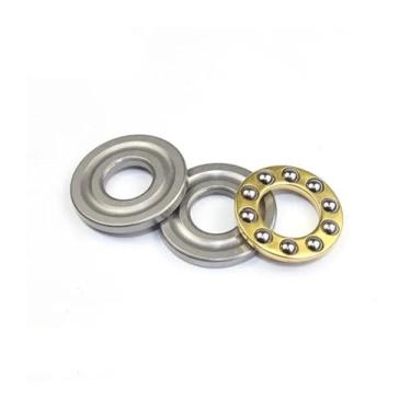 Imagem de 10 peças rolamentos axiais de esferas axiais rolamento de esferas de impulso plano F7-17M 7 * 17 * 6 mm polegadas rolamento