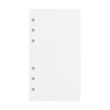 Imagem de RNXRZANK Refil de Papel A6 para Agenda, Acessórios, Folhas Soltas Multifuncionais Destacáveis ​​com 6 Furos para Cadernos E Diários de Escritório, em Branco