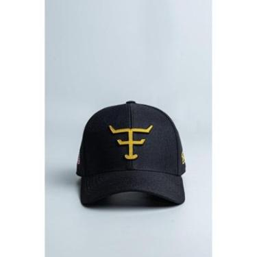 Imagem de Bone Texas Farm - New Texas - Tf987 - Preto/ Amarelo Único-Unissex