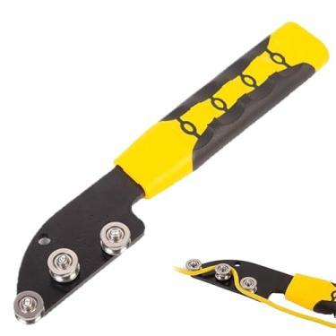 Imagem de Ferramenta de alisamento de fio – Ferramentas de embrulho de arame – Dispositivo de alisamento manual de precisão inoxidável portátil para trabalho elétrico, decapagem de telecomunicações, redefinição